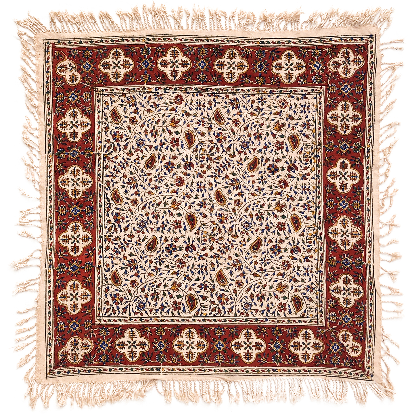 روميزي قلمكار عطريان طرح درهم ريز مدل G243