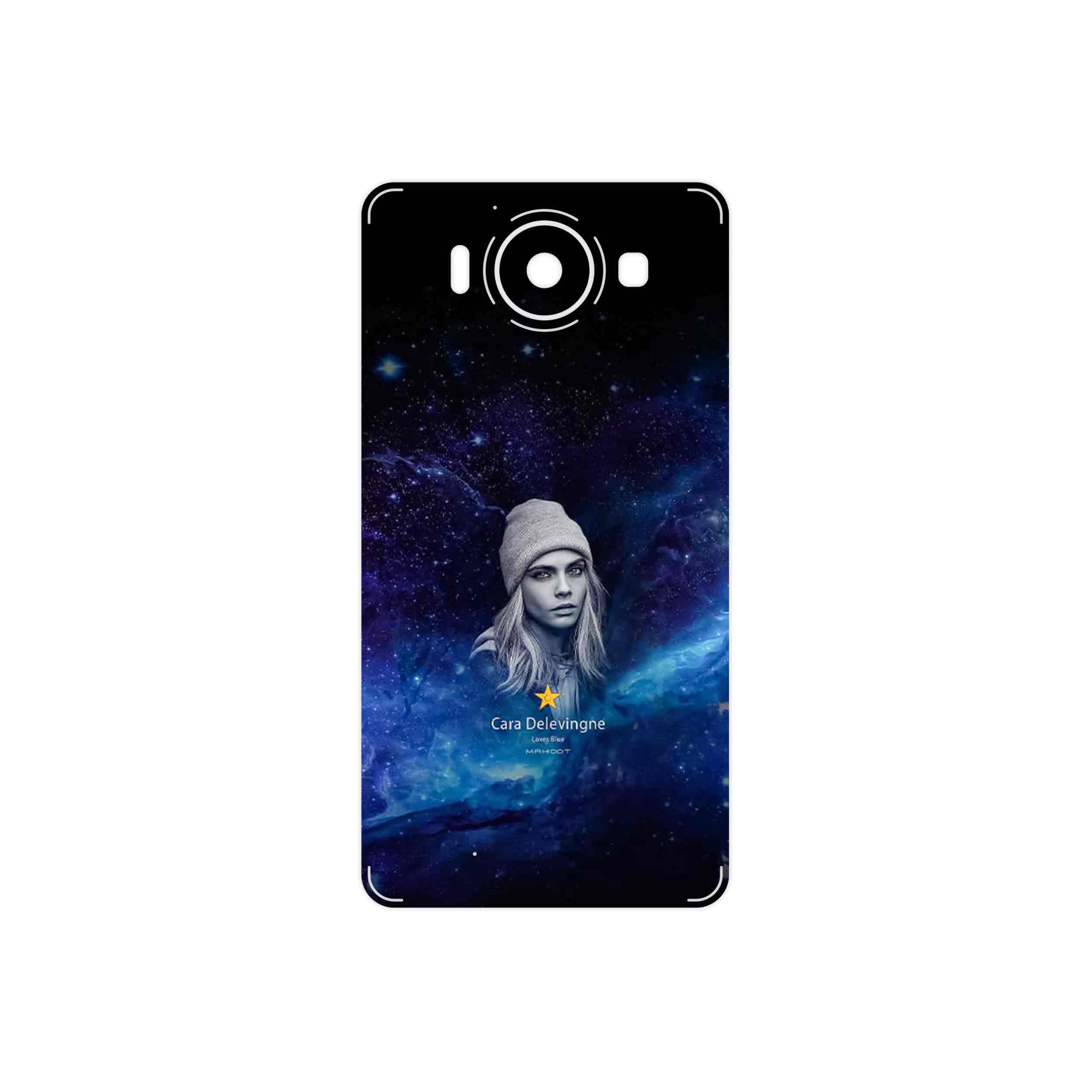 برچسب پوششی ماهوت مدل Cara Delevingne مناسب برای گوشی موبایل مایکروسافت Lumia 950
