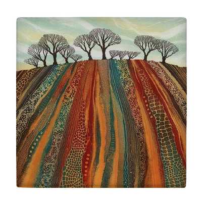 زیر لیوانی طرح تپه و درختان کد    3276321_719