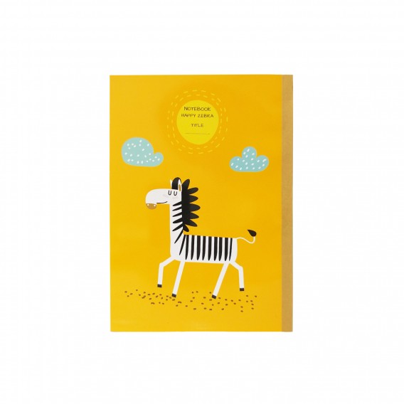 دفتر 40 برگ پرونوت پاپکو مدل happy zebra