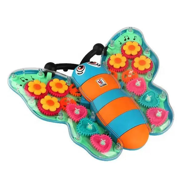 اسباب بازی مدل پروانه چرخ دنده ای موزیکال کد YJ-3041