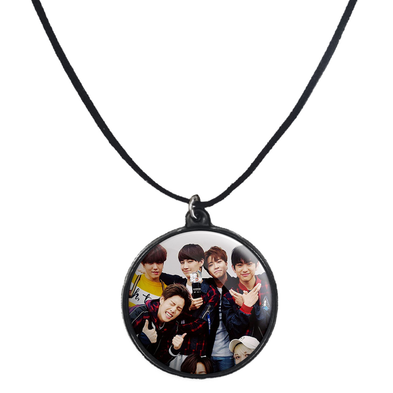 گردنبند پرمانه طرح GOT7 کد pmb.19090 مدل دو طرفه