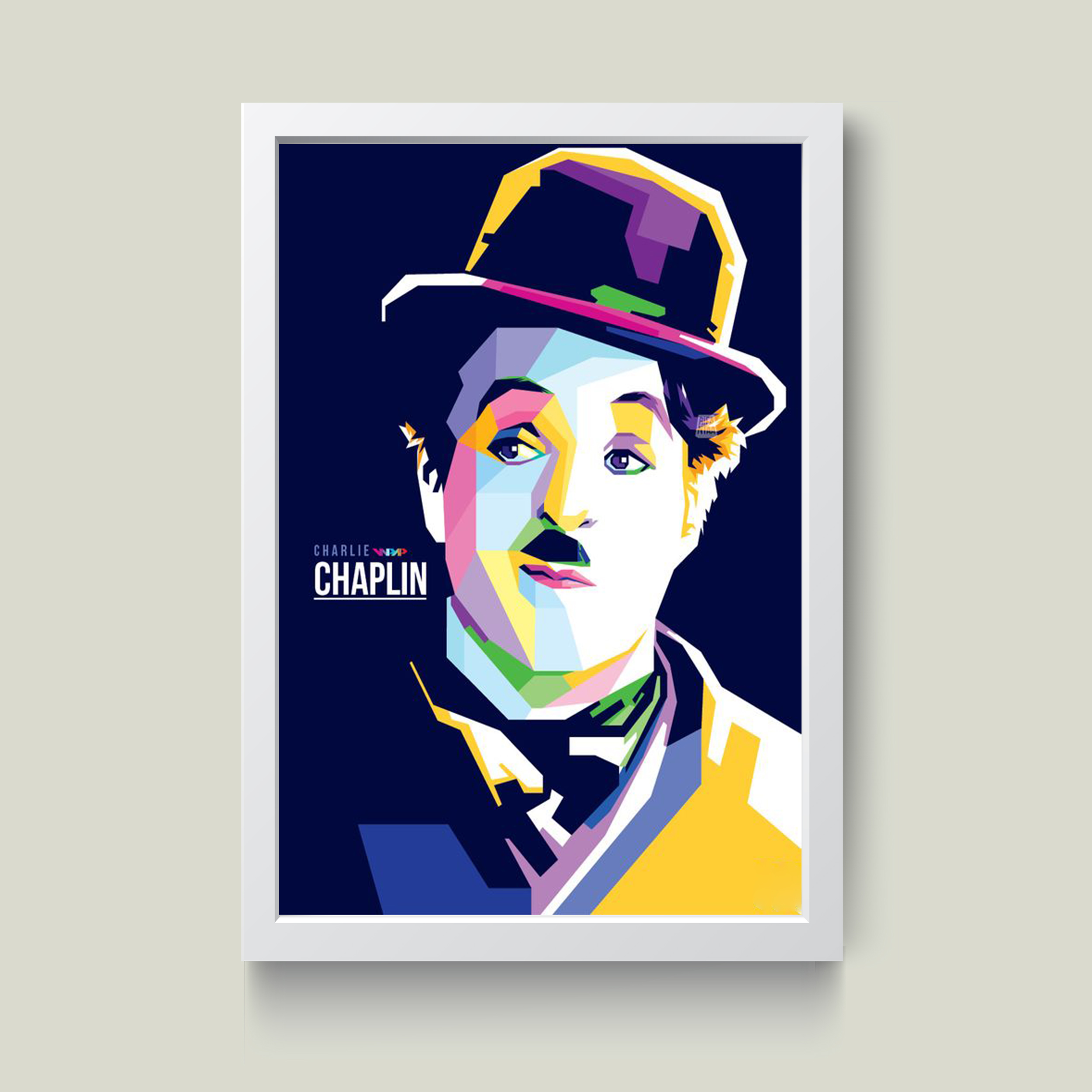 تابلو مدل چارلی چاپلین Charlie Chaplin کد G14-10