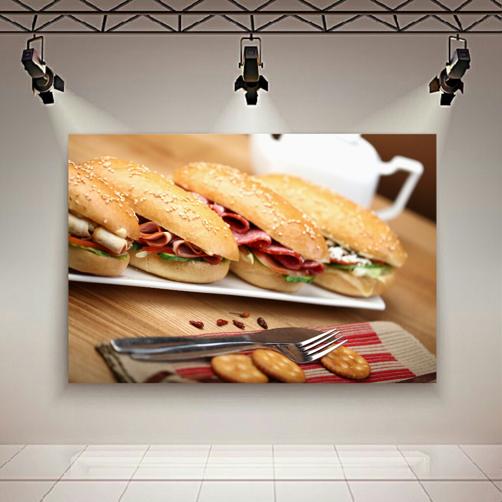 تابلو شاسی طرح فست فود مدل tSH1125