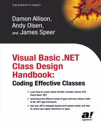 خرید و دانلود نسخه کامل کتاب Visual Basic .NET Class Design Handbook: Coding Effective Classes