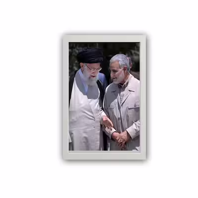 تابلو مدل رهبر و سردار سلیمانی 388 