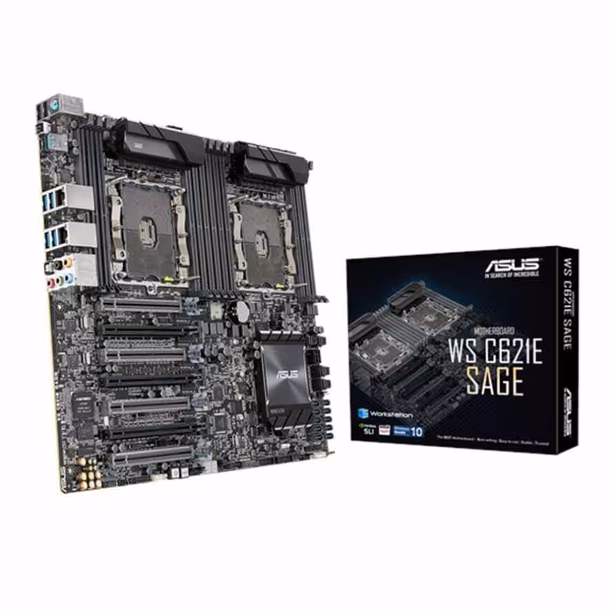 خرید مادربرد ایسوس MotherBoard ASUS ASUS WS C621E SAGE Dual CPU با بهترین قیمت
