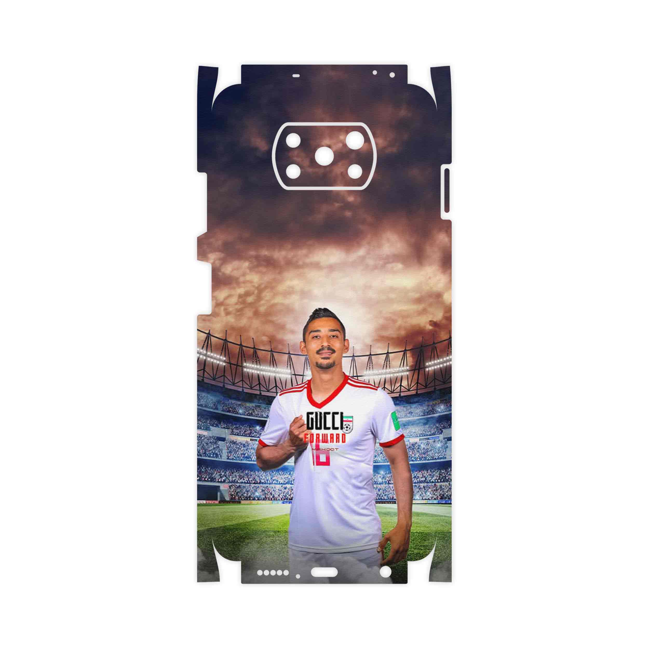 برچسب پوششی ماهوت مدل Reza Ghoochannejhad-FullSkin مناسب برای گوشی موبایل شیائومی Poco X3 Pro