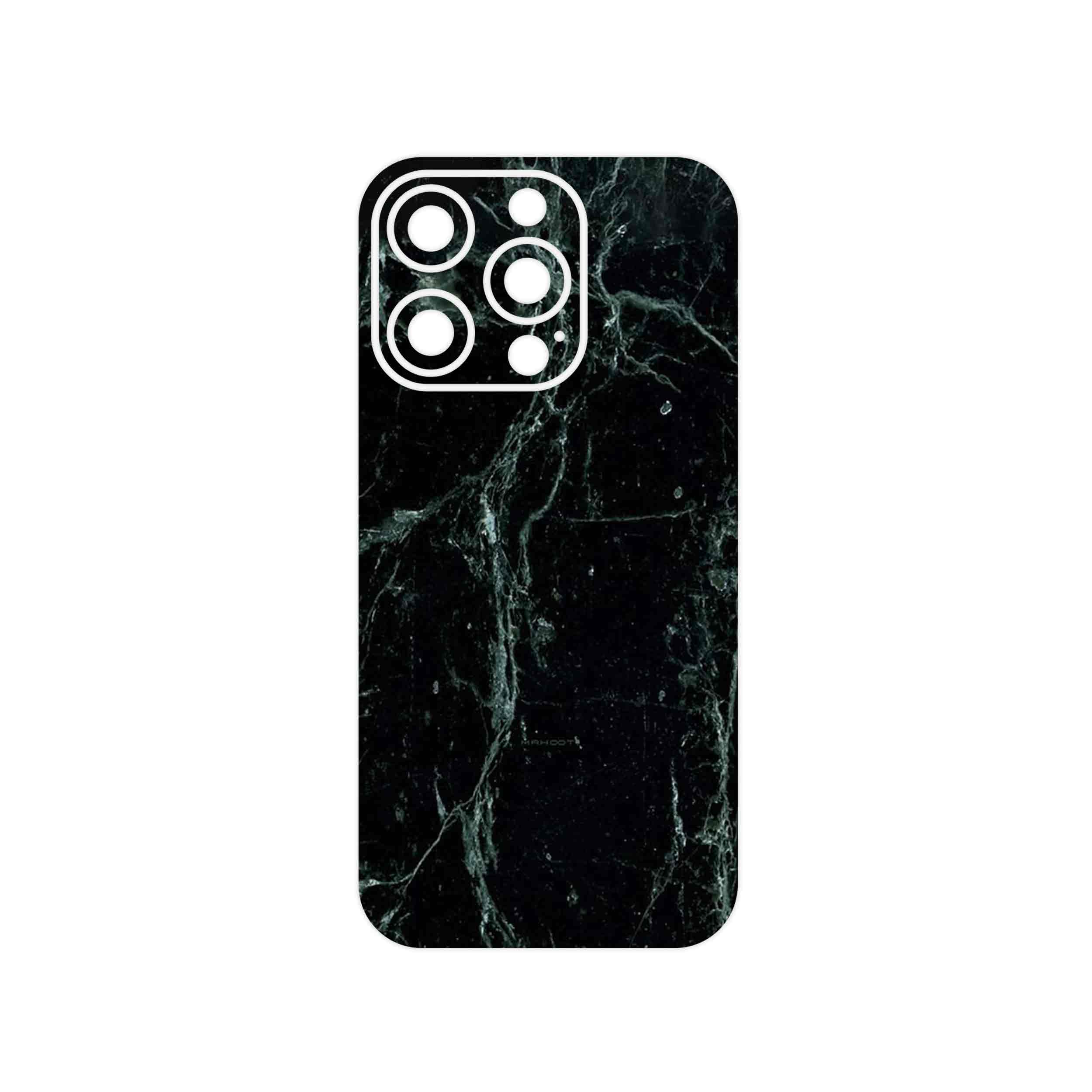 برچسب پوششی ماهوت مدل Graphite_Green_Marble مناسب برای گوشی موبایل اپل iPhone 14 Pro