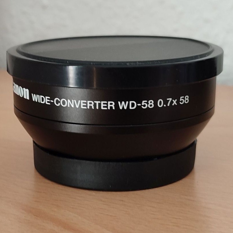 لنز دوربین کانون مدل Canon WD-58 0.7 x 58 Wide-Converter Lens

