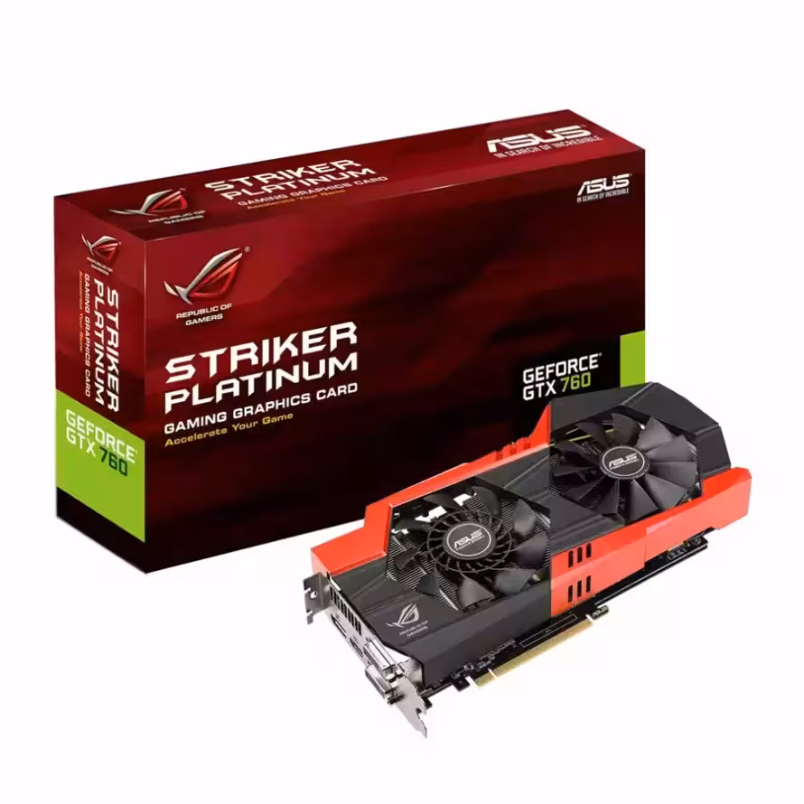کارت گرافیک ایسوس ROG STRIKER GTX 760 Platinum 4GB