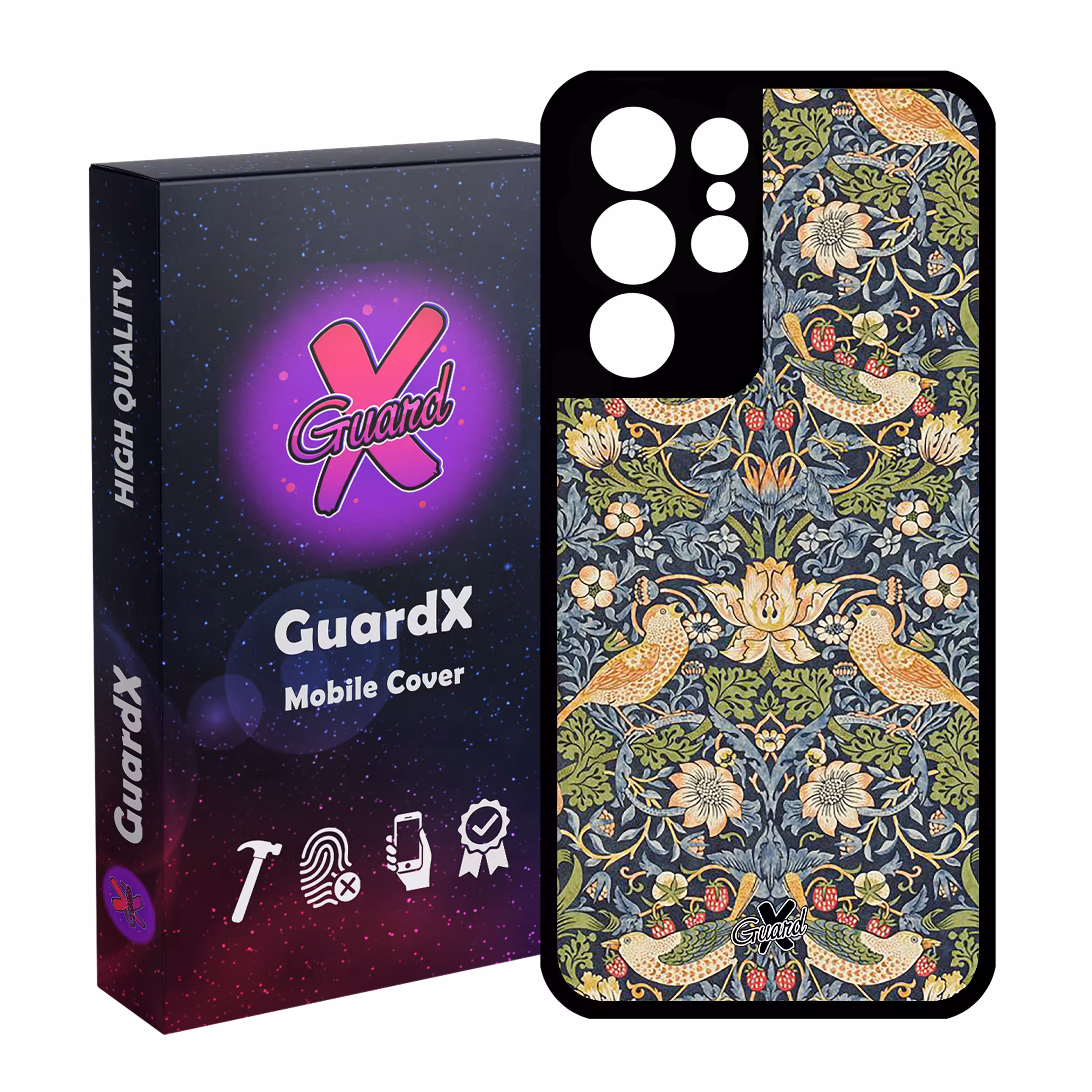 کاور گارد ایکس طرح سنتی مدل Glass10258 مناسب برای گوشی موبایل سامسونگ Galaxy S21 Ultra