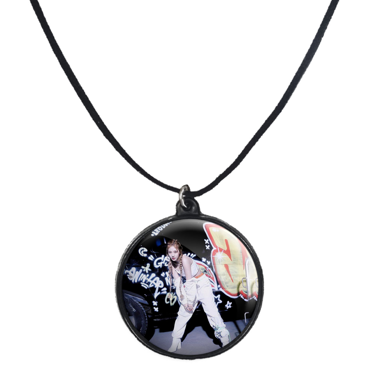 گردنبند پرمانه طرح aespa کد pmb.18562مدل دو طرفه