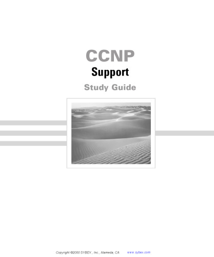 خرید و دانلود نسخه کامل کتاب CCNP: Support Study Guide
