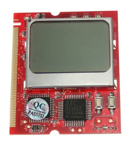 دیباگر حرفه ای مادربرد با یک نمایشگر LCD