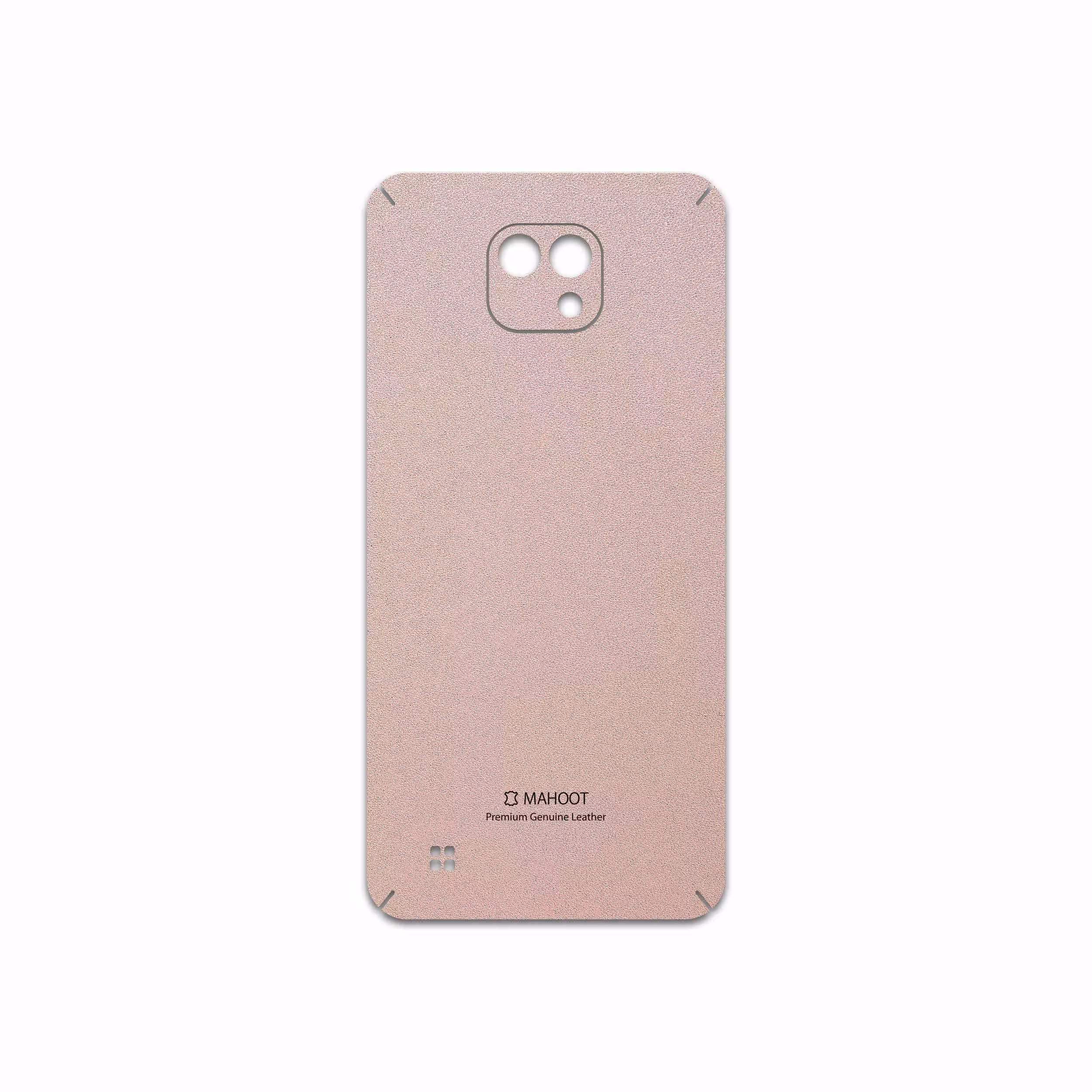 برچسب پوششی ماهوت مدل Rose Gold Leather مناسب برای گوشی موبایل ال جی X Cam