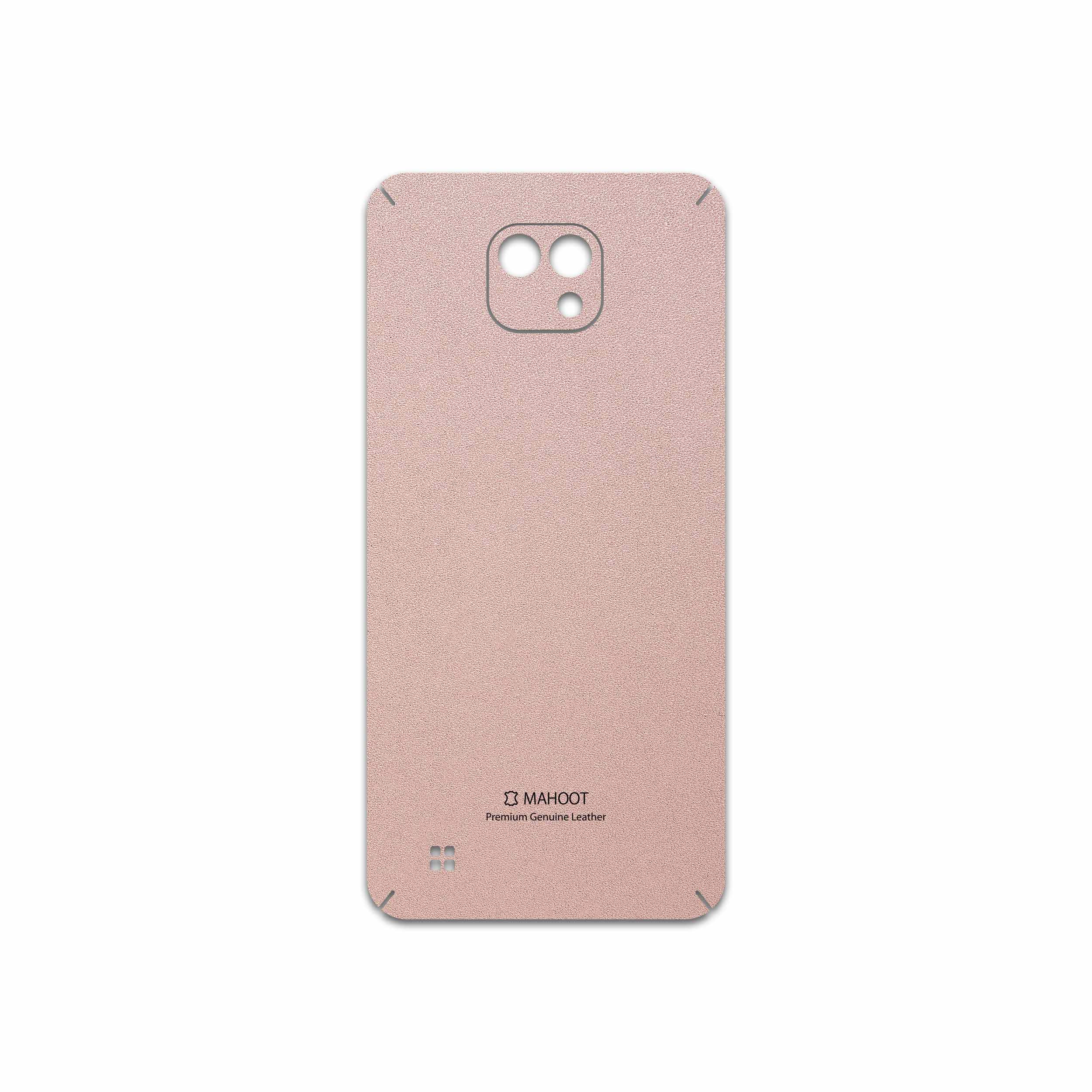 برچسب پوششی ماهوت مدل Rose Gold Leather مناسب برای گوشی موبایل ال جی X Cam