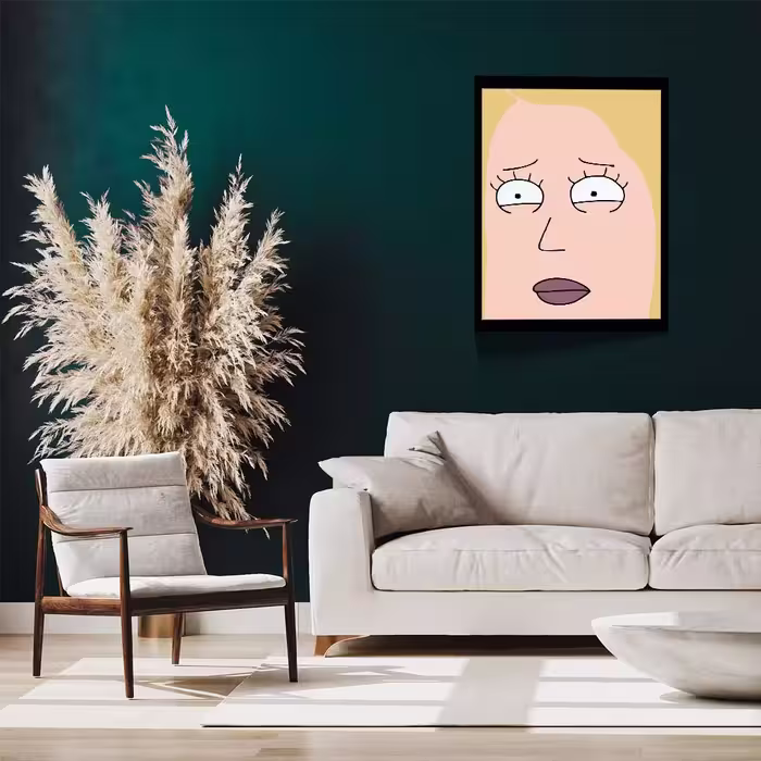 تابلو مدل Rick &amp; Morty کد F-1032