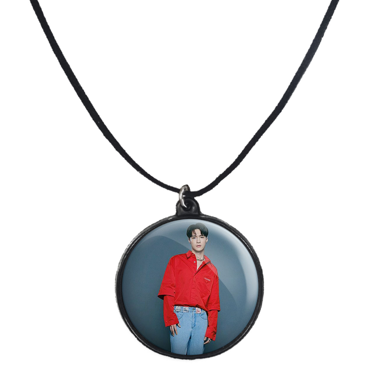 گردنبند پرمانه طرح exo کد pmb.14180 مدل دو طرفه