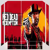 برچسب پلی استیشن ۴ مدل ps4 fat طرح red dead کد PS-1036