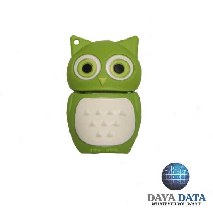 فلش مموری فانتزی دایا دیتا جغد مدلPF1021-35 ظرفیت128GB-USB2 رنگ سبز