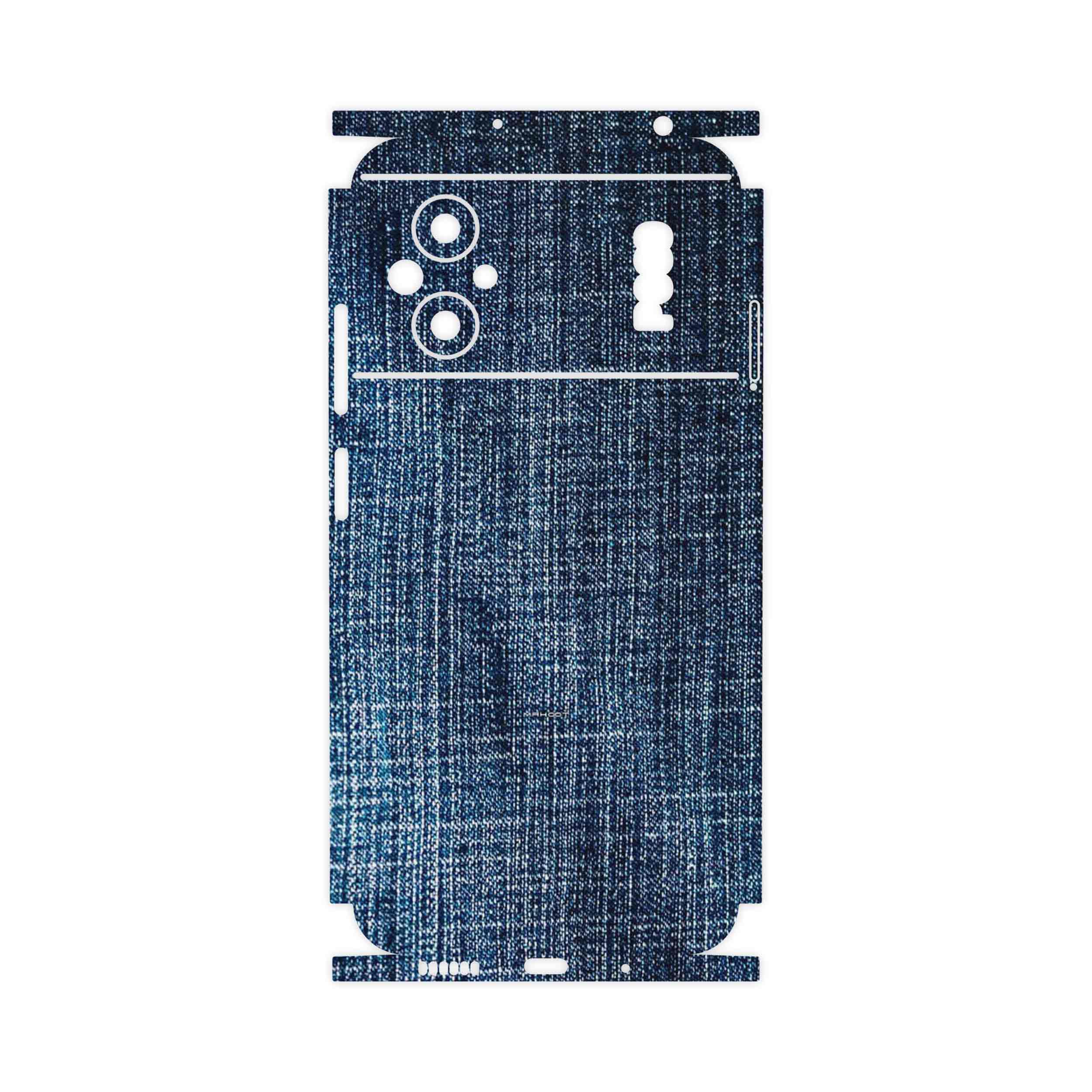 برچسب پوششی ماهوت مدل Fabric Texture 3-FullSkin مناسب برای گوشی موبایل شیائومی Poco M5
