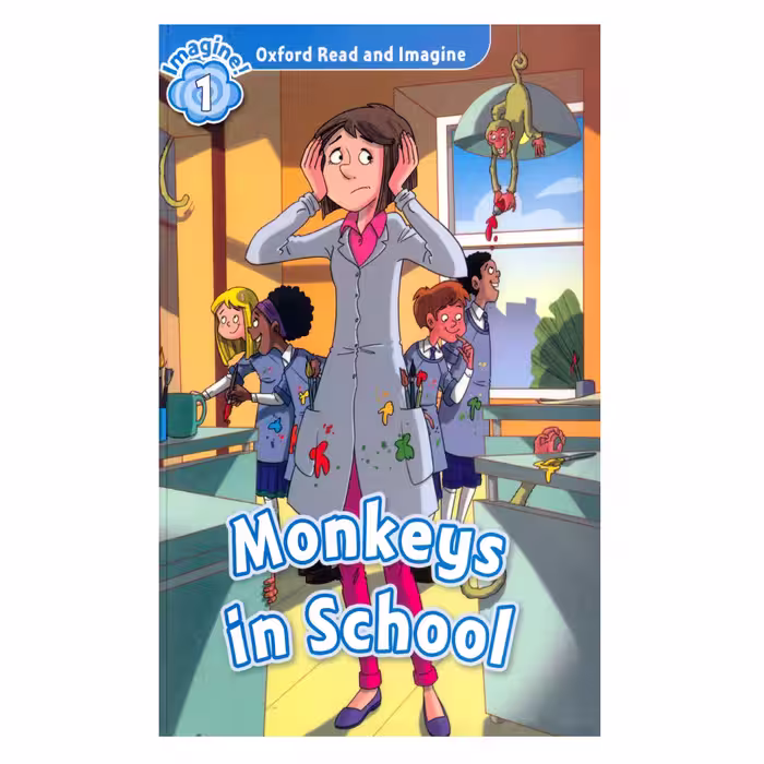 کتاب  Monkeys In School اثر جمعی از نویسندگان انتشارات الوندپویان