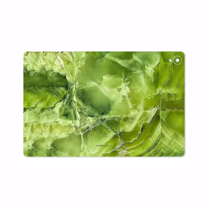 برچسب پوششی ماهوت مدل Green Crystal Marble مناسب برای تبلت هوآوی Mediapad M6 10.8 2019