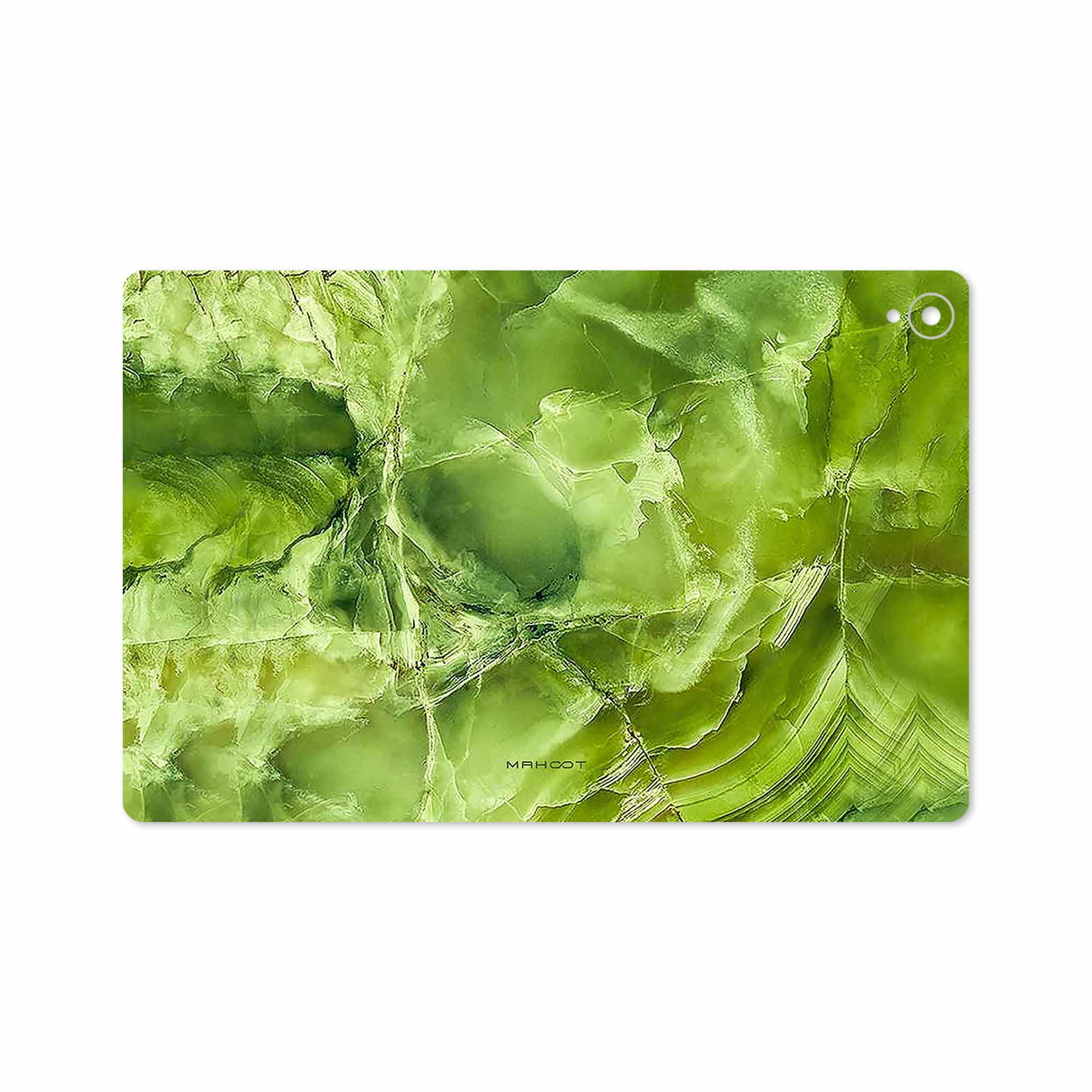 برچسب پوششی ماهوت مدل Green Crystal Marble مناسب برای تبلت هوآوی Mediapad M6 10.8 2019