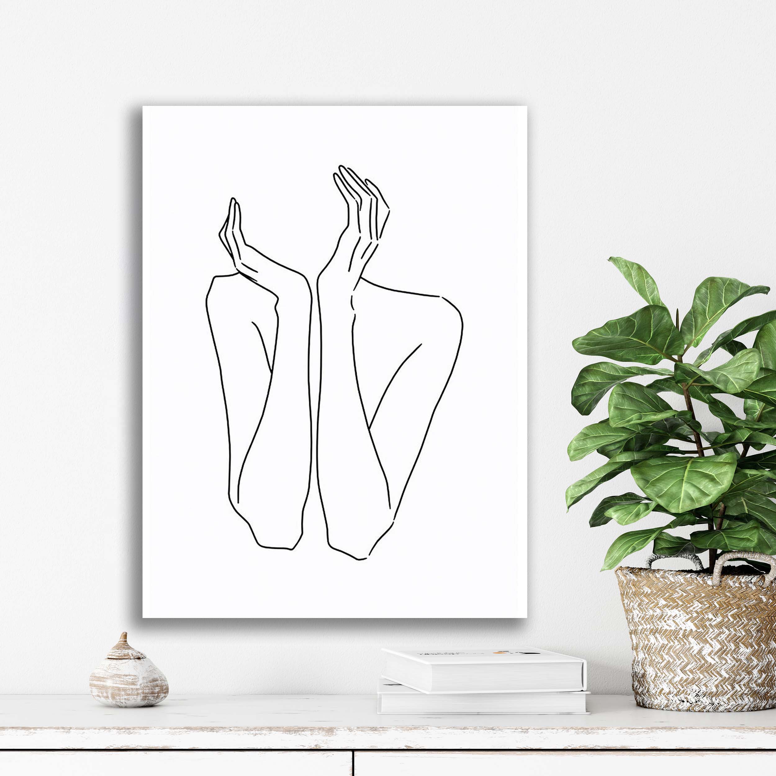 تابلو شاسی آتریسا مدل لاین ارت مینیمالAbstract Line