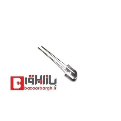 ال ای دی 5 میلی متری سفید شفاف