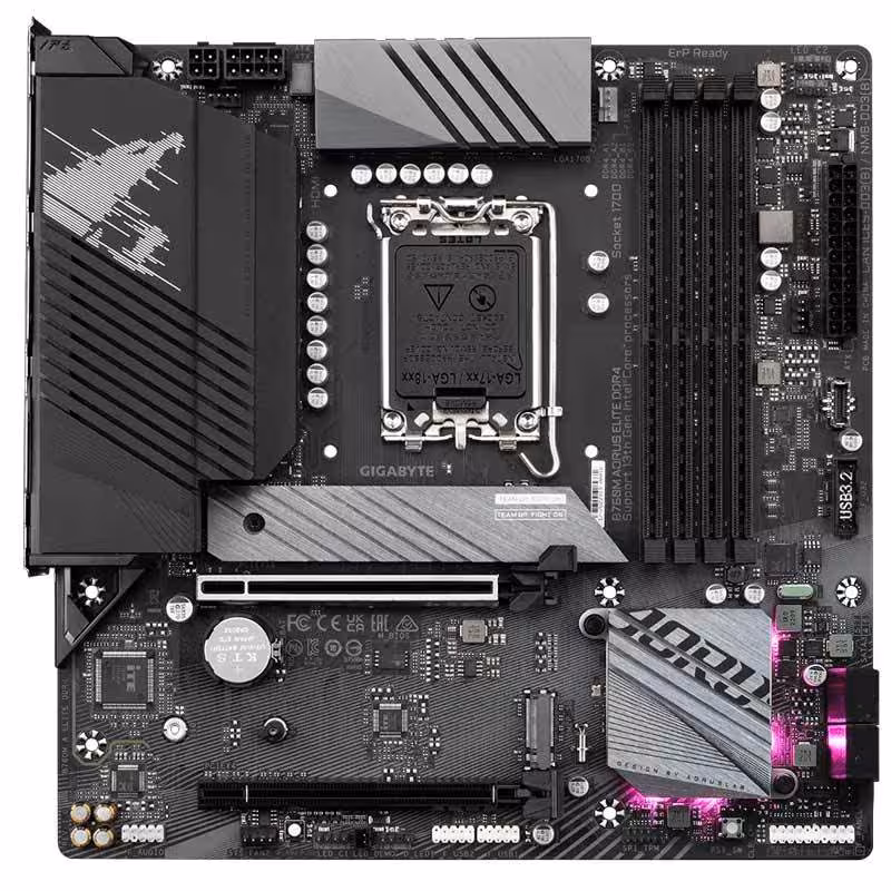 مادربرد گیگابایت B760M Aorus Elite rev.1.0 DDR4