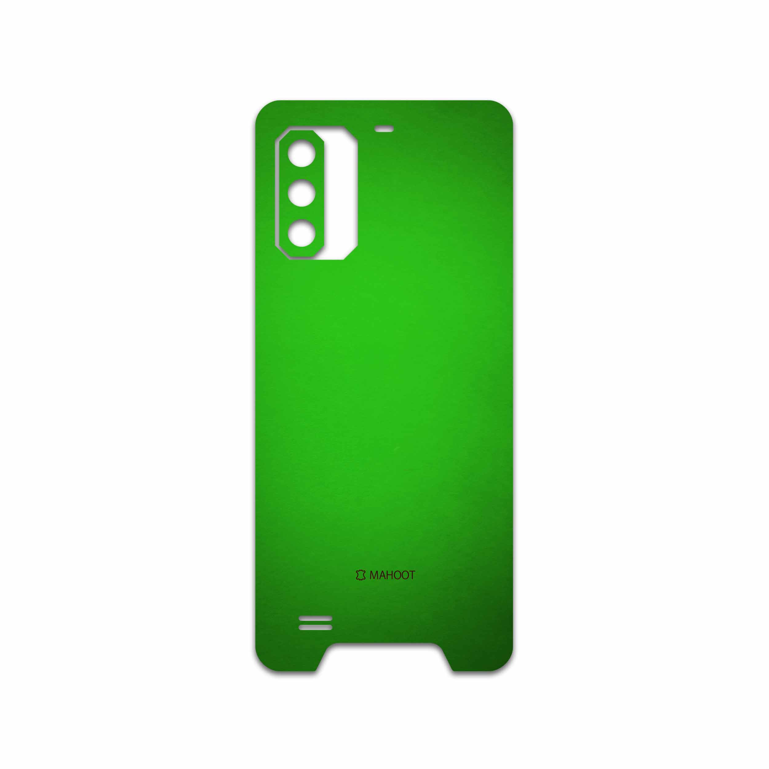 برچسب پوششی ماهوت مدل Metallic-Green مناسب برای گوشی موبایل یولفون Armor 7