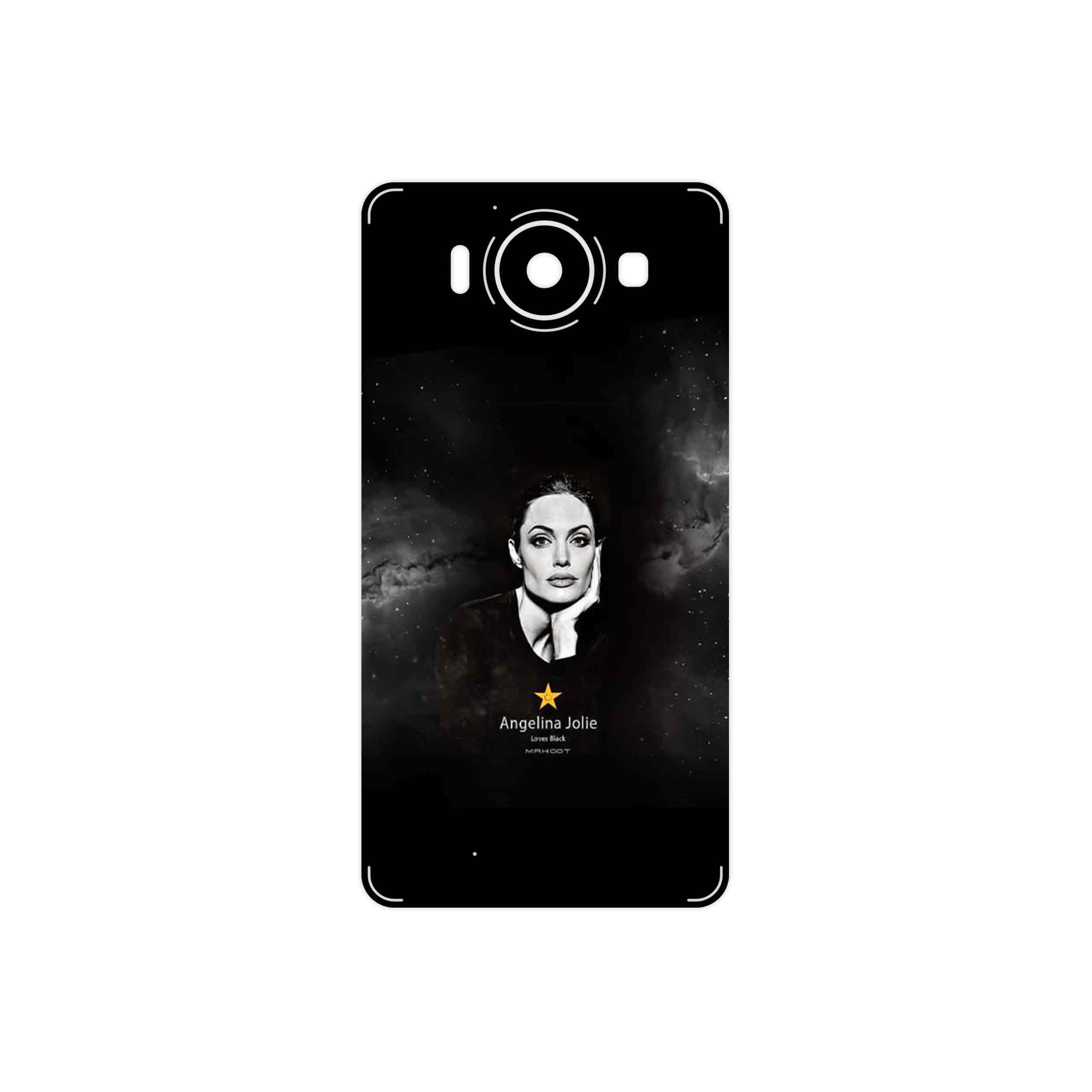 برچسب پوششی ماهوت مدل Angelina Jolie مناسب برای گوشی موبایل مایکروسافت Lumia 950