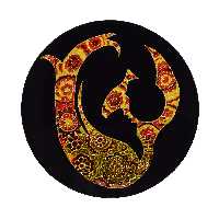 بشقاب ویترای طرح مادر و کودک کد ma-23