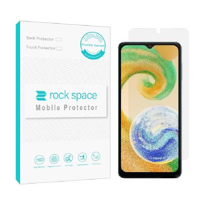 گلس سامسونگ A04s مدل نانو هیدروژل شفاف برند راک اسپیس کد S