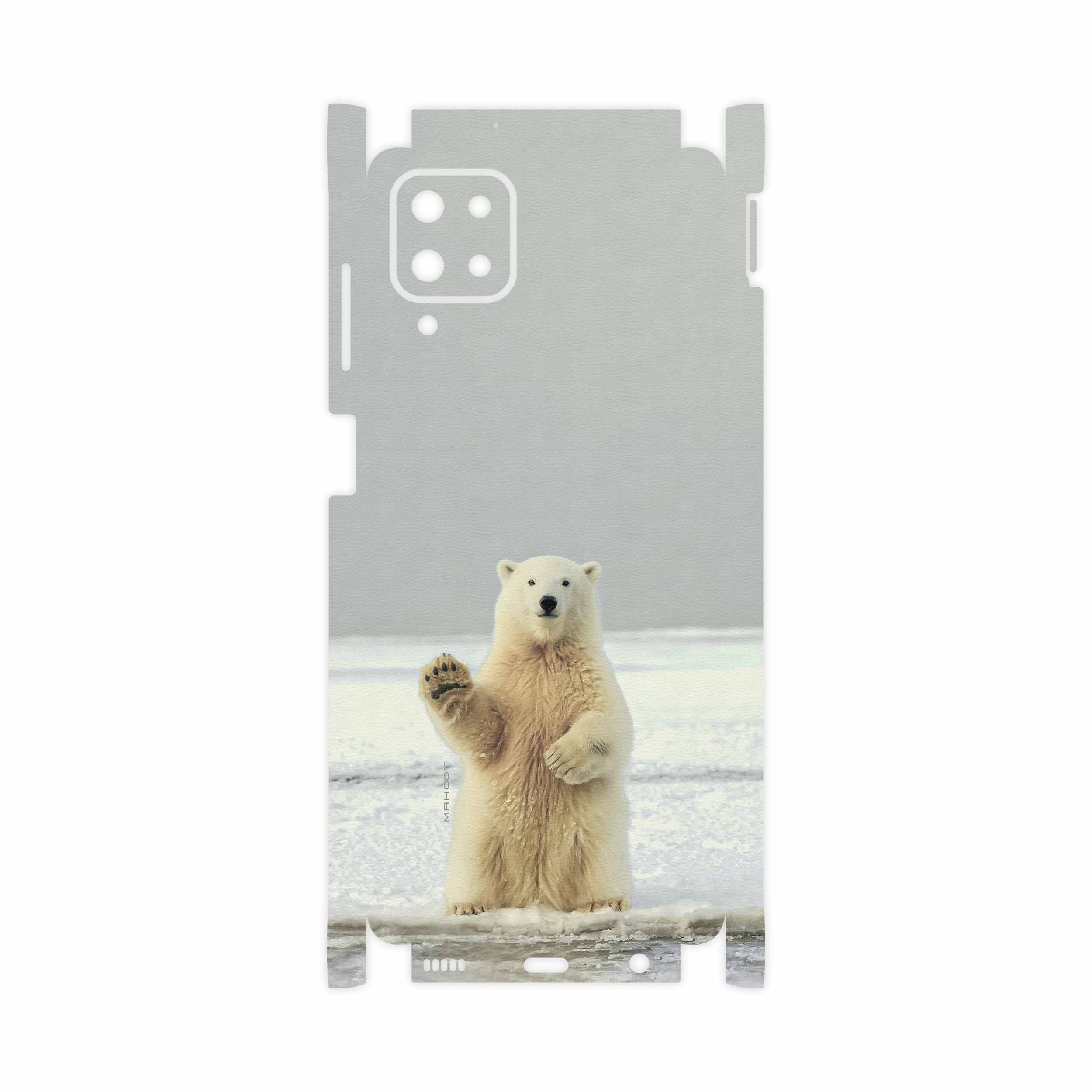 برچسب پوششی ماهوت مدل Polar bear-FullSkin مناسب برای گوشی موبایل سامسونگ Galaxy A12