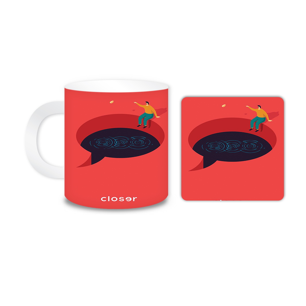 ماگ مدل فانتزی کد 770 به همراه زیر لیوانی