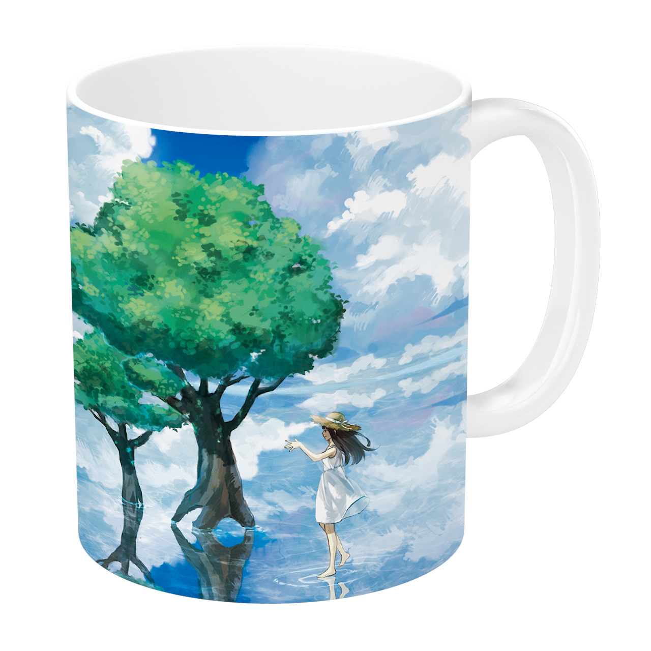 ماگ طرح دختر و دریا مدل NI750