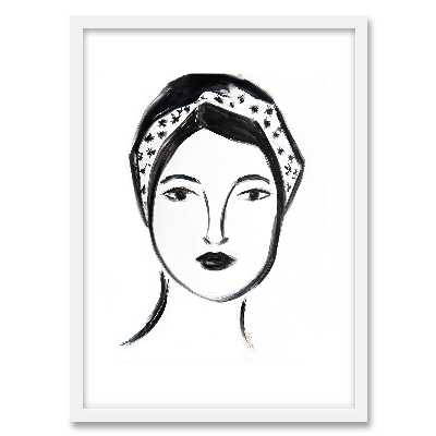 تابلو فورنیمو مدل نقاشی پرتره لاین ارت مینیمال کد 03122W