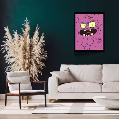 تابلو مدل Rick &amp;amp; Morty کد F-1043
