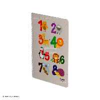 دفتر دوخط فنری 40برگ وزیری فانتزی الیپون کد 290