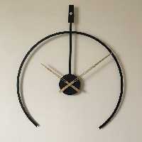 ساعت دیواری مدرن H127 با فلز آهن و رنگ کوره ای استاتیک