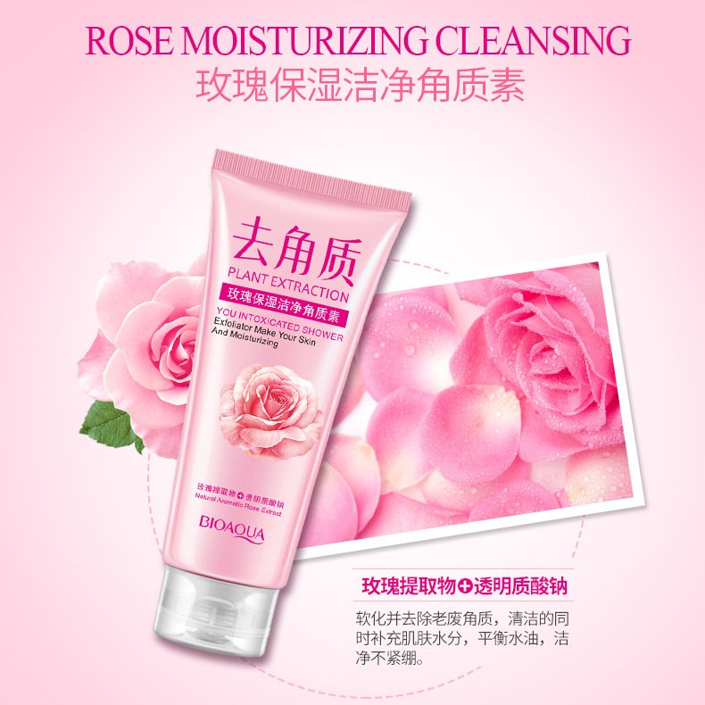 ژل لایه بردار گل رز بیوآکوا
BIOAQUA ROSE EXFOLIATING GEL