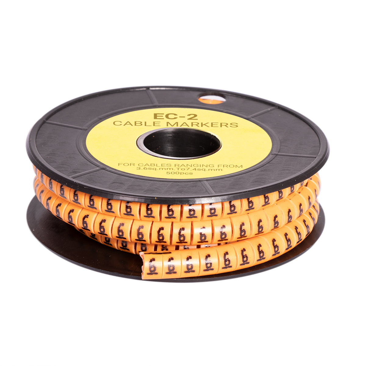 شماره سیم حلقوی مدل EC-2-6 بسته 500 عددی