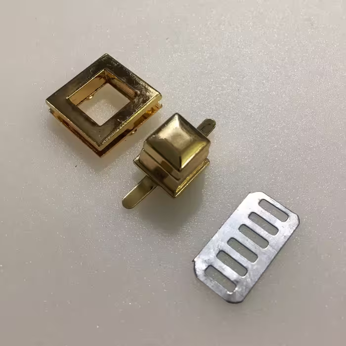 قفل پیچی کیف مدل Lock-Square-Gd