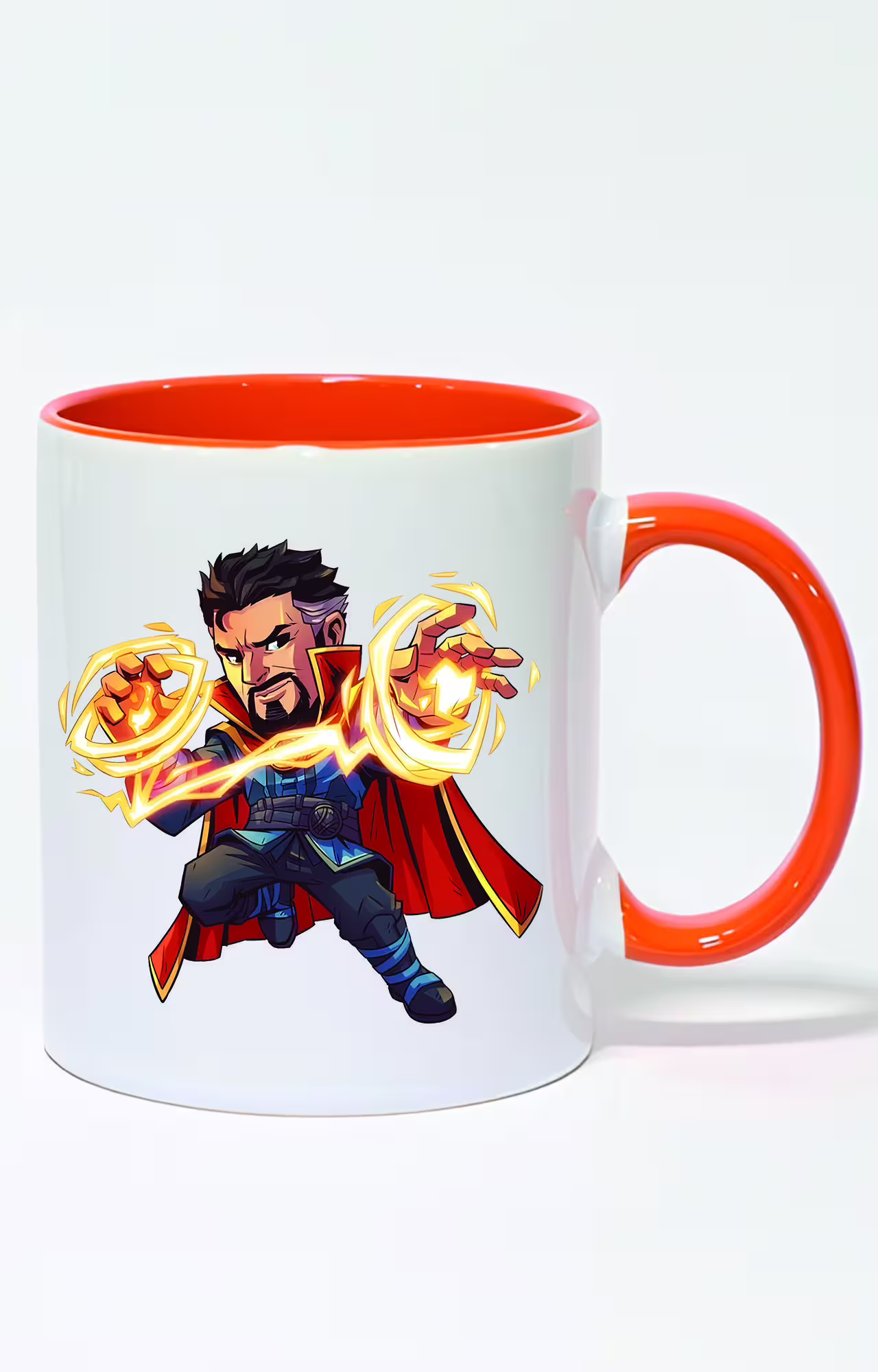 ماگ دسته و داخل رنگی طرح dr strange کد 3510