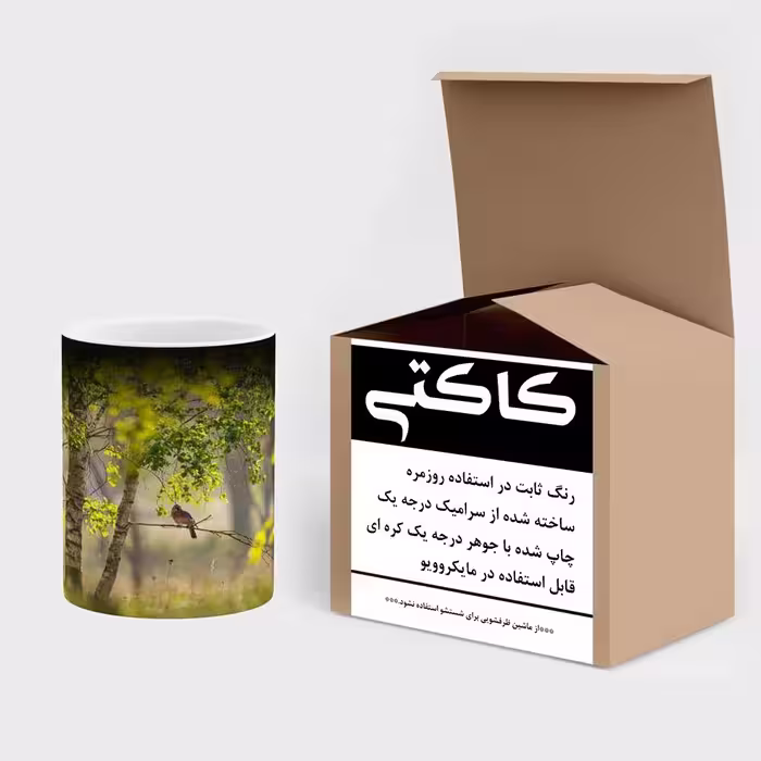 ماگ حرارتی کاکتی طرح منظره مدل mgh16908