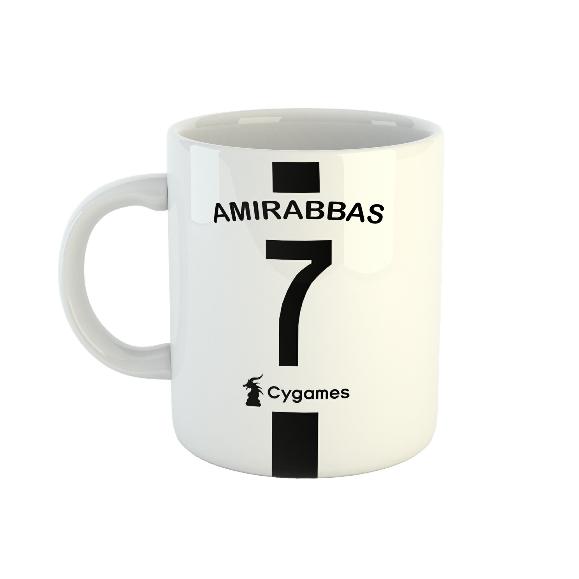 ماگ طرح اسم امیرعباس مدل یوونتوس کد 813