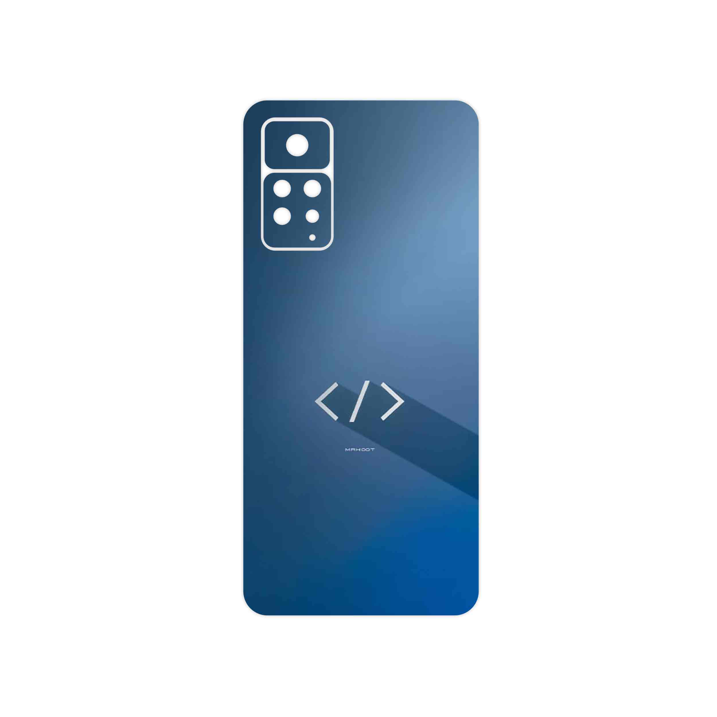 برچسب پوششی ماهوت مدل Minimal Coding icon مناسب برای گوشی موبایل شیائومی Redmi Note 11 Pro Plus 5G (India)